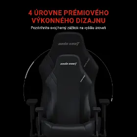 Herná stolička - Anda Seat Luna Black PVC - 19