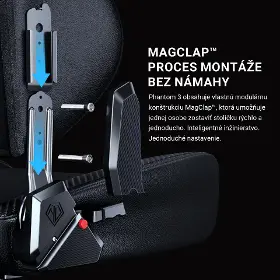 Herná stolička - Anda Seat Phantom 3 Black + Black - 24
