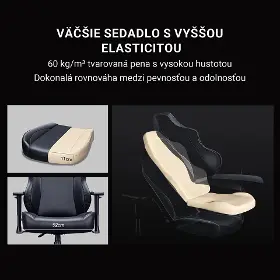 Herná stolička - Anda Seat Phantom 3 Fabric  Grey - 7