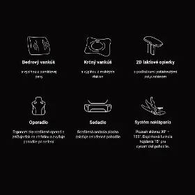 Herná stolička - Anda Seat Phantom 3 Black + Gold - 30