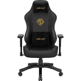 Herná stolička - Anda Seat Phantom 3 Black + Gold - 1
