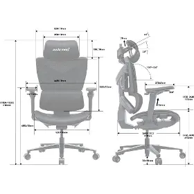 Herná stolička - Anda Seat X-Air Pro Grey - 6