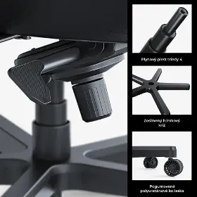 Herná stolička - Anda Seat Kaiser 4 XL V2 Ash Grey Fabric - 14