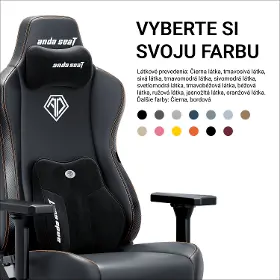Herná stolička - Anda Seat Kaiser 3E XL Black - 12