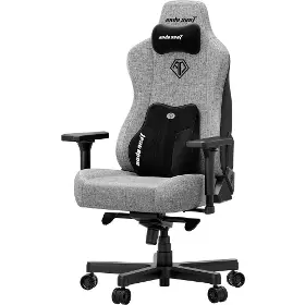 Herná stolička - Anda Seat Kaiser 3E XL fabric Grey - 3