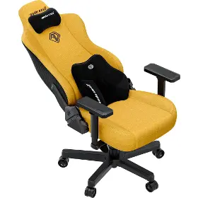 Herná stolička - Anda Seat Kaiser 3E XL fabric Bright Yellow - 4
