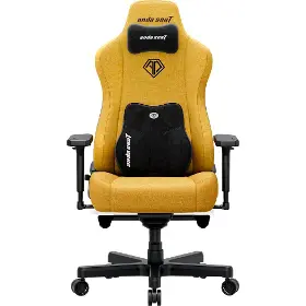 Herná stolička - Anda Seat Kaiser 3E XL fabric Bright Yellow - 1