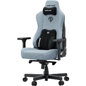 Herná stolička - Anda Seat Kaiser 3E XL fabric Gray Blue - 3