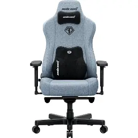 Herná stolička - Anda Seat Kaiser 3E XL fabric Gray Blue - 1