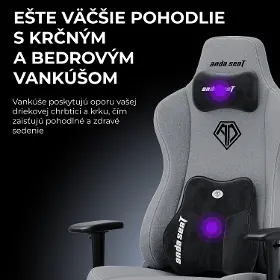 Herná stolička - Anda Seat Novis Plus XL Black PVC - 12