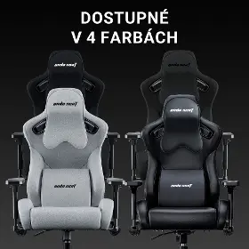Herná stolička - Anda Seat Kaiser 2 Frontier fabric black new - 16
