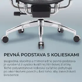 Kancelárska stolička - Sihoo DORO S300 Mesh tmavo sivá - 18