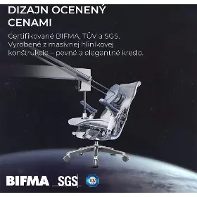 Kancelárska stolička - Sihoo DORO S300 Mesh svetlo sivá - 13