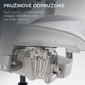 Kancelárska stolička - Sihoo DORO S300 Mesh svetlo sivá - 20