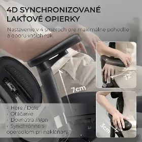 Kancelárska stolička - Sihoo DORO S100 Mesh čierna - 12
