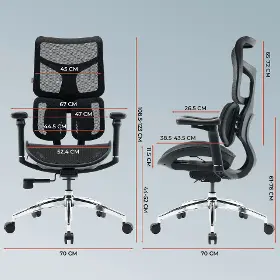 Kancelárska stolička - Sihoo DORO S100 Mesh čierna - 19