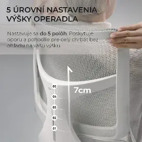 Kancelárska stolička - Sihoo DORO S100 Mesh biela - 10