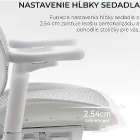 Kancelárska stolička - Sihoo DORO S100 Mesh biela - 13