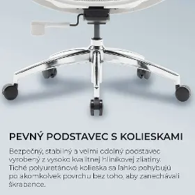 Kancelárska stolička - Sihoo DORO S100 Mesh biela - 15