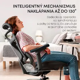 Kancelárska stolička - Sihoo DORO C300 L Mesh čierna - 10