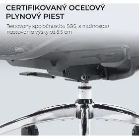 Kancelárska stolička - Sihoo DORO C300 L Mesh čierna - 16