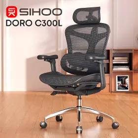 Kancelárska stolička - Sihoo DORO C300 L Mesh čierna - 5