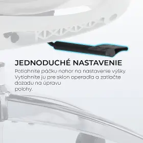 Kancelárska stolička - Sihoo DORO C300 L Mesh biela - 14