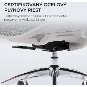 Kancelárska stolička - Sihoo DORO C300 L Mesh biela - 15