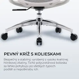 Kancelárska stolička - Sihoo DORO C300 L Mesh biela - 16