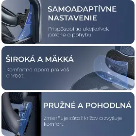 Kancelárska stolička - Sihoo DORO C300 Mesh čierna s opierkou na nohy - 8