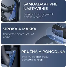 Kancelárska stolička - Sihoo DORO C300L Mesh čierna s opierkou na nohy - 12