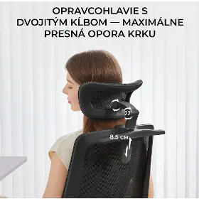 Kancelárska stolička - Sihoo M59AS Mesh čierna - 12