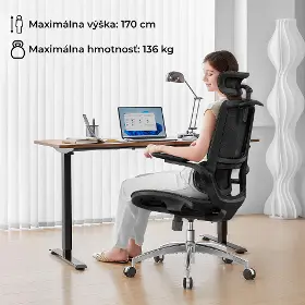 Kancelárska stolička - Sihoo M59AS Mesh čierna - 13
