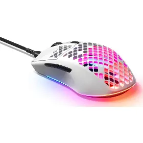 Herná myš - SteelSeries Aerox 3 Snow (2022 Edition) - 3