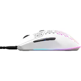 Herná myš - SteelSeries Aerox 3 Snow (2022 Edition) - 4