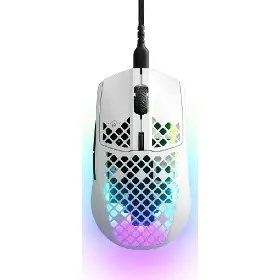 Herná myš - SteelSeries Aerox 3 Snow (2022 Edition) - 1