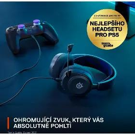Slúchadlá - SteelSeries Arctis Nova 1P for PS5/PS4 Black - 2