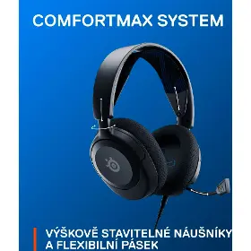 Slúchadlá - SteelSeries Arctis Nova 1P for PS5/PS4 Black - 6