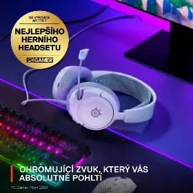 Slúchadlá - SteelSeries Arctis Nova 1P for PS5/PS4 White - 2