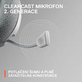 Slúchadlá - SteelSeries Arctis Nova 1P for PS5/PS4 White - 7