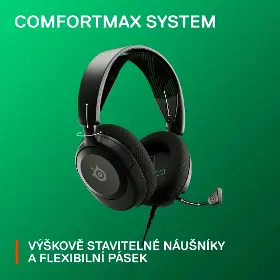 Slúchadlá - SteelSeries Arctis Nova 1X for Xbox Black - 7