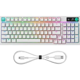 Herní klávesnice - Logitech G316 X 98 White US - 3