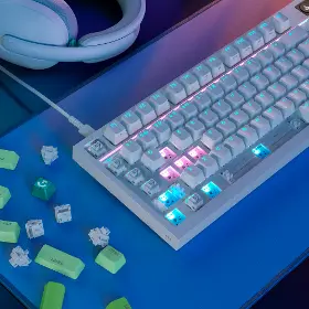 Herní klávesnice - Logitech G316 X 98 White US - 4