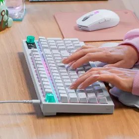 Herní klávesnice - Logitech G316 X 98 White US - 6