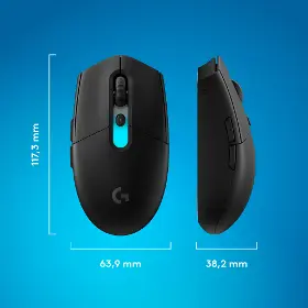 Herní myš - Logitech G305 X SUPERLIGHT Black - 2