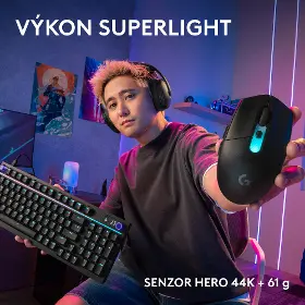 Herní myš - Logitech G305 X SUPERLIGHT Black - 4