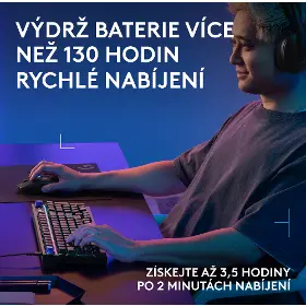 Herní myš - Logitech G305 X SUPERLIGHT Black - 7
