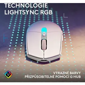 Herní myš - Logitech G305 X SUPERLIGHT White - 8
