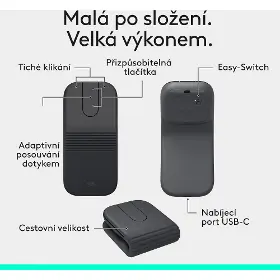 PC myš - Logitech MOBI FOLD Graphite - 3