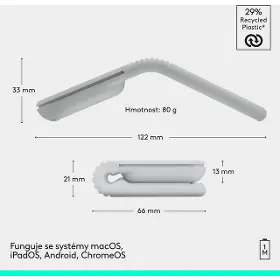 PC myš - Logitech MOBI FOLD White - 10